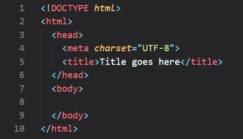 Code example